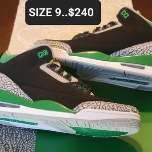 Jordan 3 "Pine Green" Size Mens 9 *Brand New&